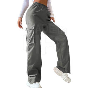 Pantalones de entrenamiento más vendidos para mujer, pantalones ligeros de talla grande para mujer, pantalones lisos de Color sólido para mujer - Product Image 1