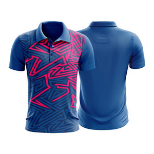 Polo en coton premium sublimé, vêtements d'équipe performants pour hommes, femmes et jeunes, séchage rapide, respirant, polo actif - Product Image 2