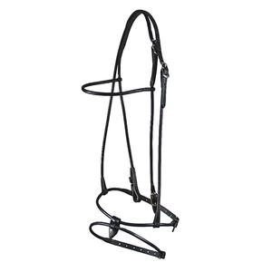 Halter équestre occidental confortable de semi-bride en cuir marron noir de haute qualité pour l'équitation reconnue internationalement - Product Image 1