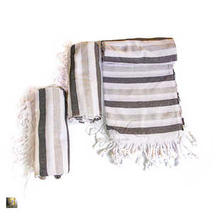 Lightweight Turkish Cotton <b>Hammam</b>-Style Beach <b>Towel</b> Travel-Friendly Compact Fold Absorbent Yarn Fine Finish Durable Fabric Bulk - Product Image 5