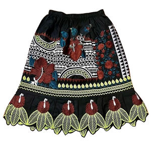 Nouvelle jupe de style sirène en tissu 100% coton à imprimé floral, style hawaïen, pour femmes, motifs insulaires pour la natation - Product Image 5