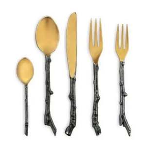 Dernière conception de couverts orientaux vintage plaqué or, meilleures ventes, couverts durables pour les événements de mariage et les hôtels - Product Image 1