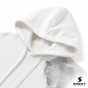 Sudadera con Capucha para Hombre SINEWY, Forrada de Felpa, Transpirable, con Estampado de Acuarela, Tejido de Algodón, Informal, para Invierno - Product Image 5