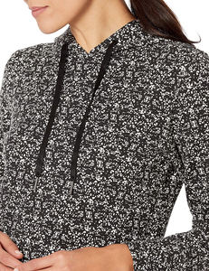 Custom OEM Camo Pattern Style Black & <b>White</b> Color <b>Hoodie</b> Streetwear High Quality Sport Gym Pullover 100% <b>Oversized</b> Womens <b>Hoodie</b> - Product Image 5