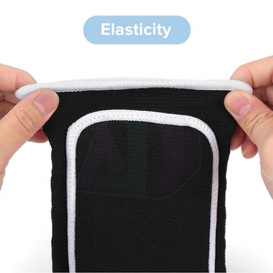 Protège-coudes réglable en néoprène de qualité supérieure, intérieur respirant, extérieur absorbant les chocs, protection hautement durable pour les sports - Product Image 2