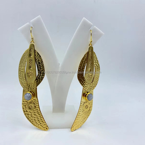 Classic Gold-Plated <b>Earrings</b> for Women Modern Sterling <b>Silver</b> Jewelry with <b>Pearl</b> Best Price - Product Image 1