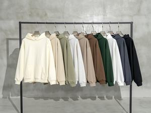 Sweat à capuche surdimensionné en éponge française de haute qualité sweat à capuche unisexe hommes impression broderie sweats à capuche personnalisés - Product Image 2