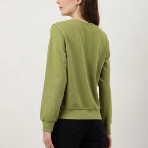 Sweat femme pull surdimensionné à manches longues sweat quart à capuche pull adolescentes automne - Product Image 2