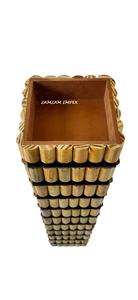 Grand Vase à Fleurs en Bois Naturel Rustique Surdimensionné pour Salon, Couloir et Décoration Intérieure - Product Image 5