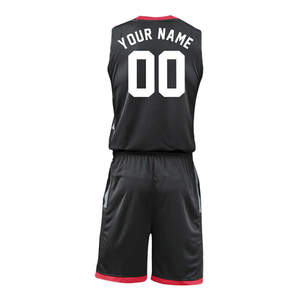 Venta al por mayor de camisetas de baloncesto personalizadas para equipos de adultos, impresión por transferencia de calor, uniformes de baloncesto transpirables de verano 100% de poliéster - Product Image 1