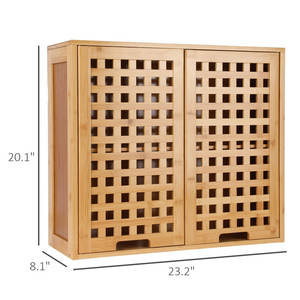 Solid Wood <b>Wall</b>-<b>mounted</b> Bathroom <b>Cabinet</b> Elegant Bathroom Furniture - Product Image 3
