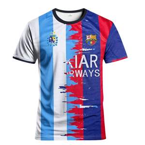 Nueva Camiseta de Fútbol de Poliéster Transpirable con Diseño OEM, Personalizada por Sublimación, Cuello Redondo - Product Image 1