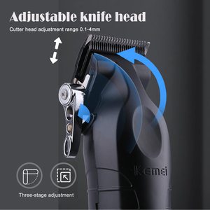 Tondeuses à cheveux/barbe sans fil professionnelles pour hommes, rechargeables avec base réglable et batterie USB, machine à couper les cheveux - Product Image 6