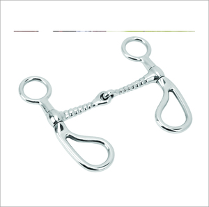New Arrival Kimberwick Horse Bit Stainless Steel <b>Straight</b> <b>Bar</b> Mouth Equestrian Riding Tack - Product Image 1