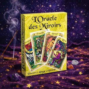 Jeu de cartes de tarot Oracle des Miroirs français traditionnel pour la lecture d'oracles - Product Image 2