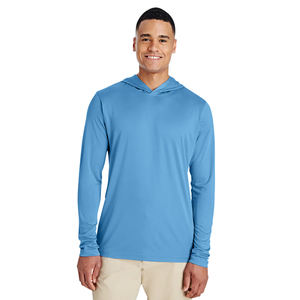 UPF 50 + chemises de pêche pour hommes à manches longues UV Protection solaire à capuche avec masque/sans masque chemises de randonnée en plein air - Product Image 1