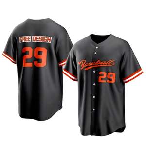 Camiseta de béisbol para hombre hecha a medida de último diseño, ropa de equipo deportivo perfecta, camiseta de béisbol para jóvenes en colores sólidos - Product Image 2