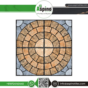 Chất lượng tốt nhất 400x400mm kỹ thuật số gạch men hợp thời trang phong cách thiết kế hiện đại với chức năng chống trượt cho không gian trường học hiện đại - Product Image 3