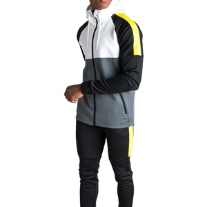 Ensemble de jogging en polaire pour hommes, veste à fermeture éclair élégante pour sports d'hiver, survêtement de jogging pour hommes, sweat à capuche, survêtement de jogging pour hommes, 2026 - Product Image 2