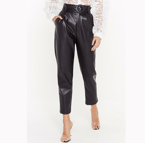 Pantalon en cuir véritable 100% de haute qualité pour dames Streetwear décontracté respirant avec prix bon marché pour l'hiver - Product Image 6
