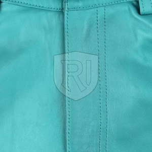 Nouveauté 2025 Pantalon en cuir pour homme de haute qualité respirant et écologique Style décontracté léger Taille mi-haute Coupe droite - Product Image 4