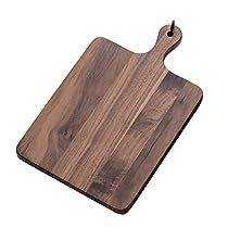 Tabla de cortar prolato de madera de acacia moderna con mango para cocina, verduras y preparación de encimera - Product Image 5