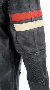 Chaqueta de cuero de vaca resistente al agua de alta calidad para hombre Chaqueta de cuero para hombre de color personalizado 100% - Product Image 3