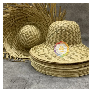 Chapeau Fedora à la mode, fête, carnaval, style ethnique, chapeaux de paille à large bord, cadeaux pour les festivals - Caryln - Product Image 1