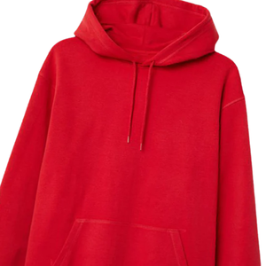 เสื้อฮู้ดสวมหัวสีแดงสำหรับผู้ชายและผู้หญิงเสื้อสเวตเตอร์ผ้าฝ้ายผ้าฟลีซนุ่มใส่สบายๆใส่โลโก้ได้ตามต้องการ - Product Image 2