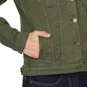 Veste en jean élégante pour homme, vêtements décontractés, vente en gros OEM, veste en jean en coton de haute qualité pour homme, veste en denim personnalisée pour homme - Product Image 5