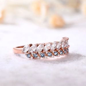 Alexandrite 18 carats nouveau design de luxe bagues de bijoux en or massif avec de vrais diamants naturels bague - Product Image 3