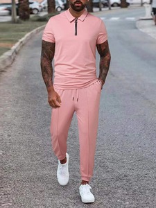 ชุดออกกำลังกายสำหรับผู้ชายชุดกีฬากางเกงและแจ็กเก็ตออกกำลังกายชุดวิ่งออกกำลังกาย - Product Image 5