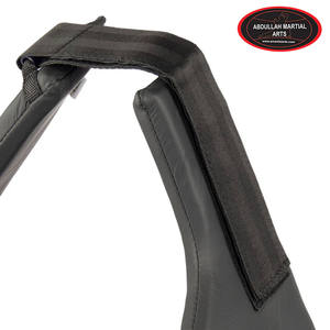 Rouge et noir contraste couleur nouveauté personnalisé fait PU cuir boxe aine garde par ABDULLAH ARTS MARTIAUX - Product Image 6