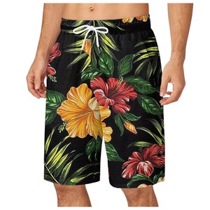 <b>Men's</b> Leaf Printed Sports <b>Shorts</b> Boys Summer Cool Hawaiian 3D Printed Casual Swim Trunks Drawstring Surfboard <b>Shorts</b> - Product Image 6