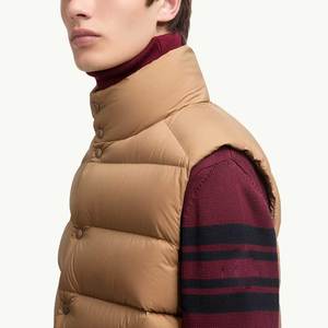 Factory Made High Quality Premium Winter Insulated Waterproof Breathable Puffer <b>Vest</b> <b>Men</b> Eco-Friendly Warm Quilted Outer Wear - Product Image 5