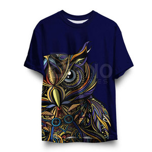 Camiseta de sublimación por encargo de la mejor calidad Nueva llegada Tela de punto Buena venta - Product Image 1