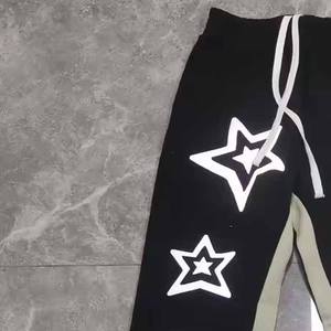 Pantalón acampanado de algodón de corte crudo de Color lavado Vintage personalizado de alta calidad, pantalones acampanados apilados Vintage de ajuste holgado, pantalones de hombre - Product Image 4