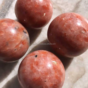 Kinggems Wholesale Natural High Quality Feng Shui Sunstone Gemstone <b>Spheres</b> Top Polished <b>Crystal</b> Ball for Love for Home Decor - Product Image 5