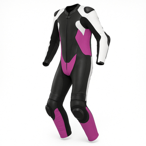 Novedades, Trajes de Motociclismo de Dos Piezas de Primera Calidad, Grado A+, Cuero Transpirable, Ropa Deportiva Cómoda, Automovilismo - Product Image 3