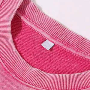 เสื้อสเวตเตอร์ผ้าฝ้ายแบบสวมหัวเสื้อสกรีนลายตามสั่งโลโก้ได้ตามต้องการ - Product Image 2