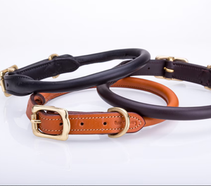 Collier de chien en cuir vert de haute qualité pour lévrier et Whippet - Product Image 3