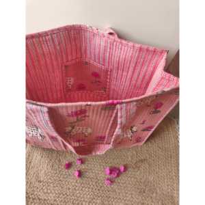 Pichwai Rose <b>Promotional</b> Tote <b>Bag</b> with Elegant Rose Design for High Visibility - Product Image 3