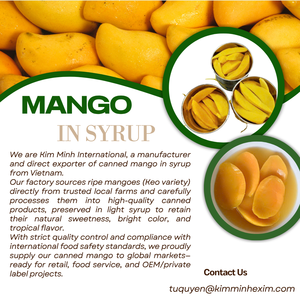 Export Grade Canned Mango Vietnam Premium Quality Canned Fruit - Product Image 2
