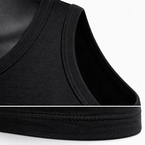 Débardeur sans manches en tricot uni noir pour homme, style décontracté, débardeur côtelé marron, chemise sans manches à col rond, tricot uni - Product Image 5