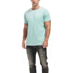 Camisetas de hombre de Algodón 100% con logotipo personalizado, camiseta informal de tela transpirable suave para ropa de calle, entrenamiento de gimnasia y uso de ropa deportiva - Product Image 5