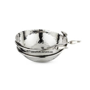 Bol à chocolat fini argent brillant Taille personnalisée Bol sucré fait à la main Nouveau bol à chocolat de luxe le plus vendu - Product Image 1