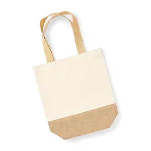 Sacs fourre-tout promotionnels durables en toile de jute pour le merchandising - Product Image 3