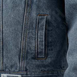 Veste en jean surdimensionnée pour homme Respirante Saison hivernale Prix abordables Veste en jean grande taille pour homme Style - Product Image 5