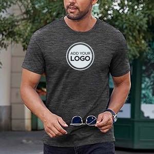 Camisetas para hombre, camiseta de manga corta con cuello redondo y manga atlética que absorbe la humedad, camisetas para hombre - Product Image 1