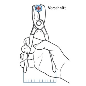 Tijeras para cables KNIPEX de 200 mm con mangos multicomponente, tijeras de cocina - Product Image 4
